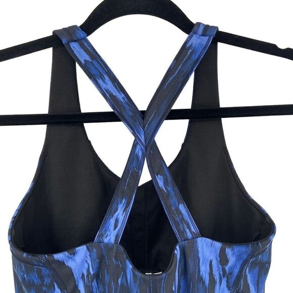 Lululemon Kanto Catch Me Tank Top Blue/Black Size 6 - Picture 9 of 9